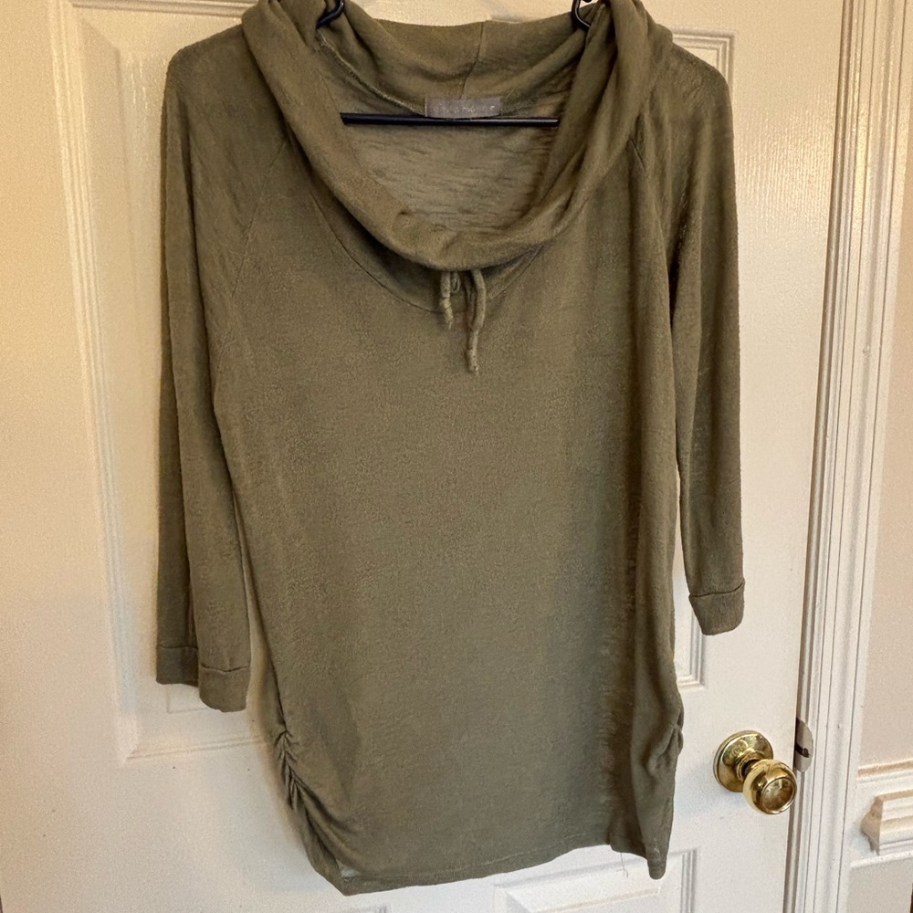 Olivia Moon Sage Cowl Neck Sweater